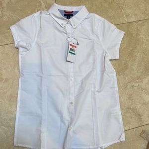 NWT Tommy Hilfiger Girl’s Size 16 White Button Down